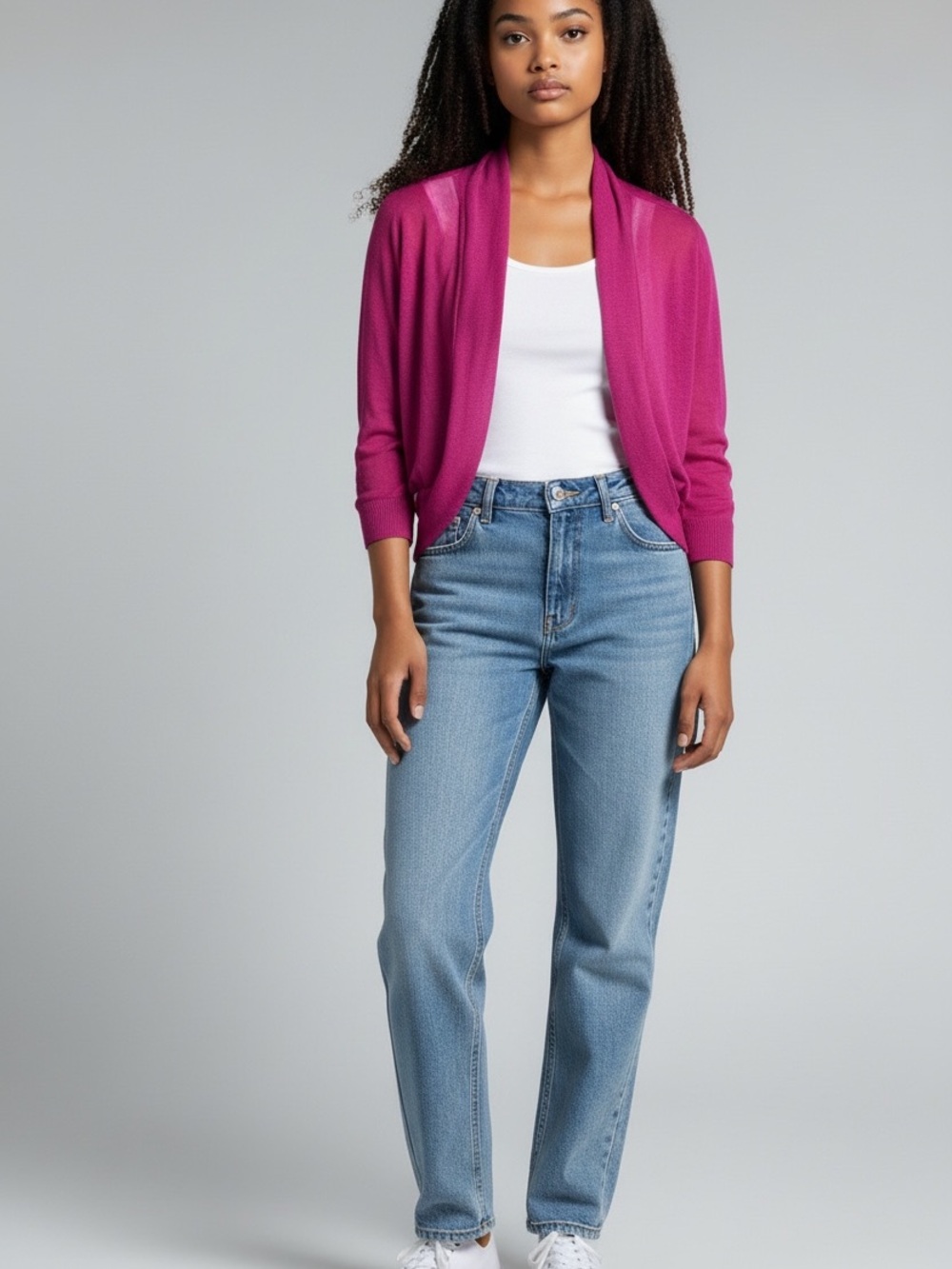 Cato hot pink Cardigan